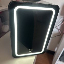 Black Vanity Mini Fridge 