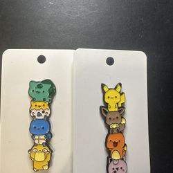 Pokémon Totum Pole Stack Enamel Pin Two Pack