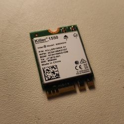 Killer Wireless AC 1550 wireless WiFi Bluetooth 5.0 WLAN m.2 NGFF Card Adapter