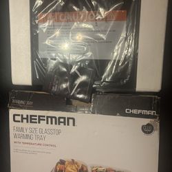 ChefMan Glass Top Warming Tray Family Size 