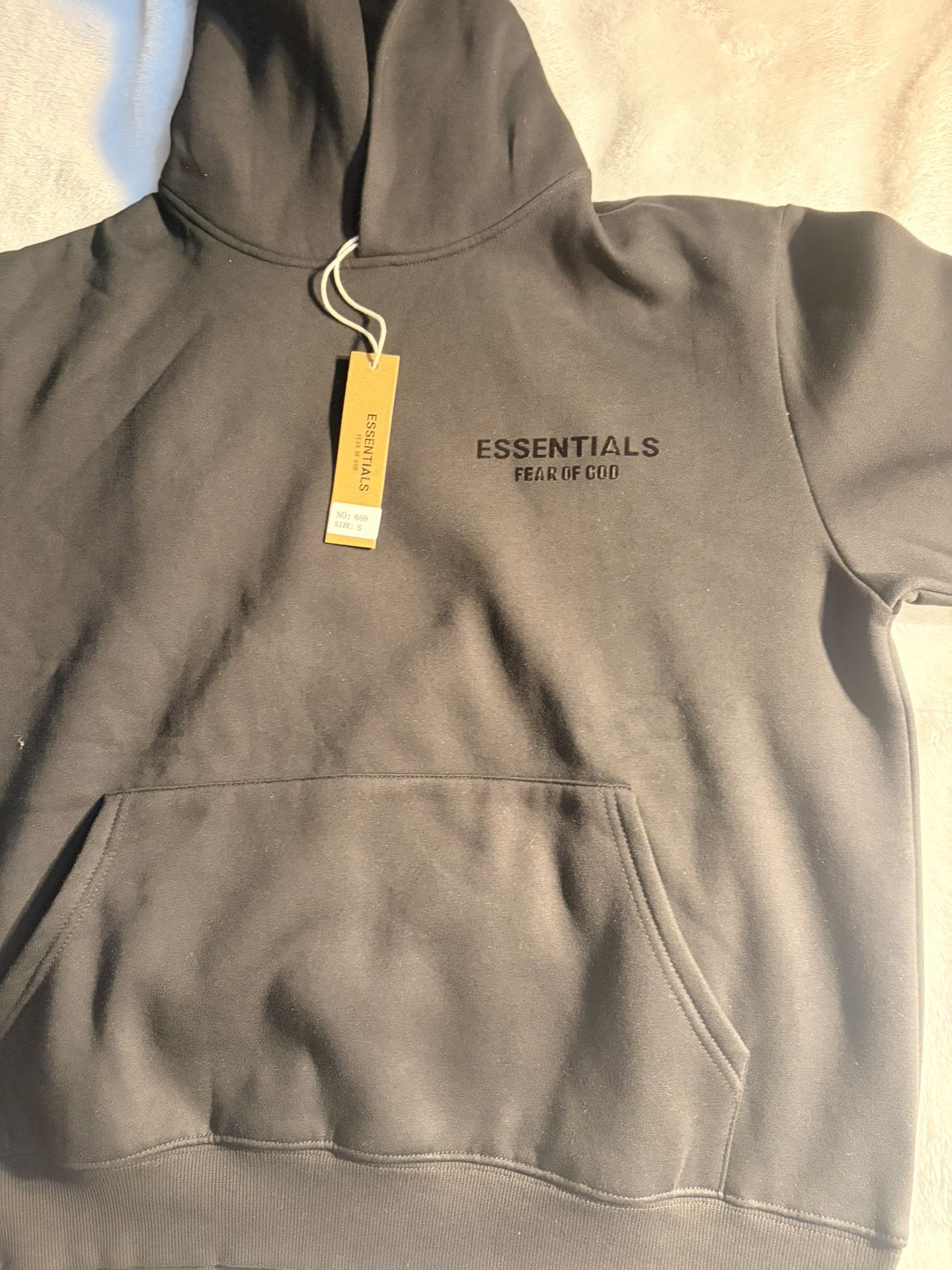 Black Essential Hoodie