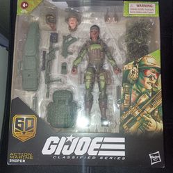 GI joe Sniper Action Figure G.I. Joe New