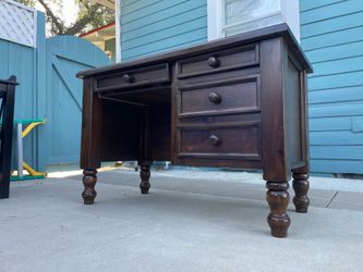 Wooden desk