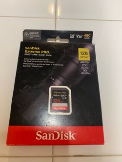 128 GB SanDisk Extreme Pro SDXC Card