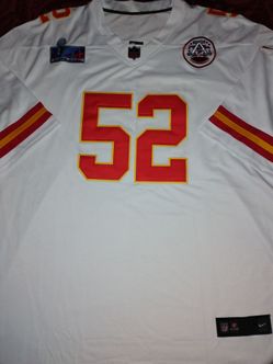 Nike Kansas City Chiefs #52 Super Bowl LVII Jersey Size Men 4XL