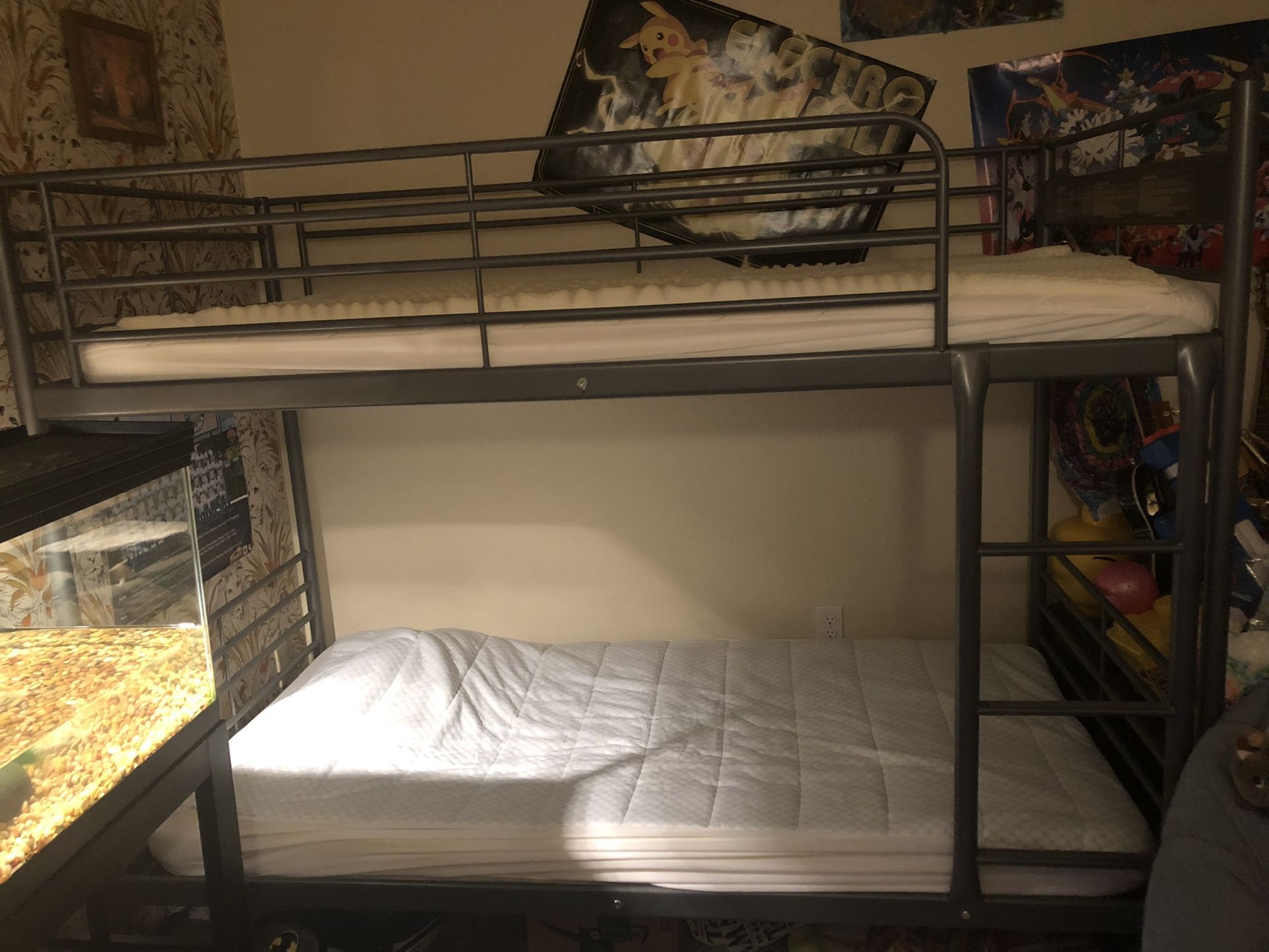 Ikea Bunk bed With Mattresses Barely Used 