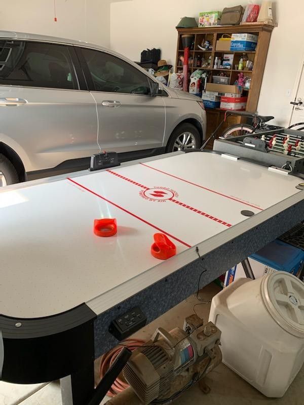 Air Hockey Table Turbo Hockey Powered by Air OR BOTH and Foosball table for $300