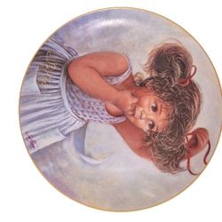 Hand-Signed Sue Etem “Katy” Collector Plate – #265/10,000 (Front & Back Signatures)