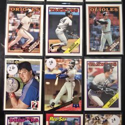 1988 Topps legends 1.50 a card or take the whole lot for 15$