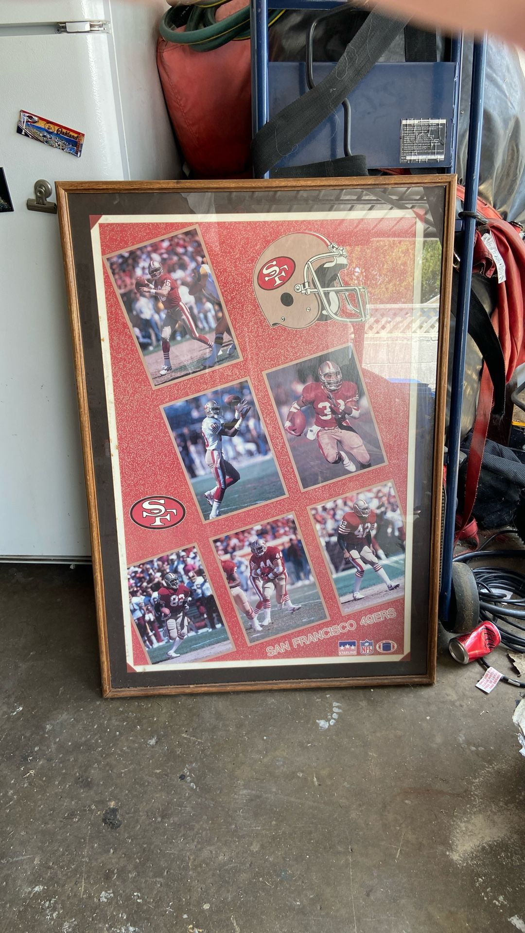 SF 49ers Poster Framed