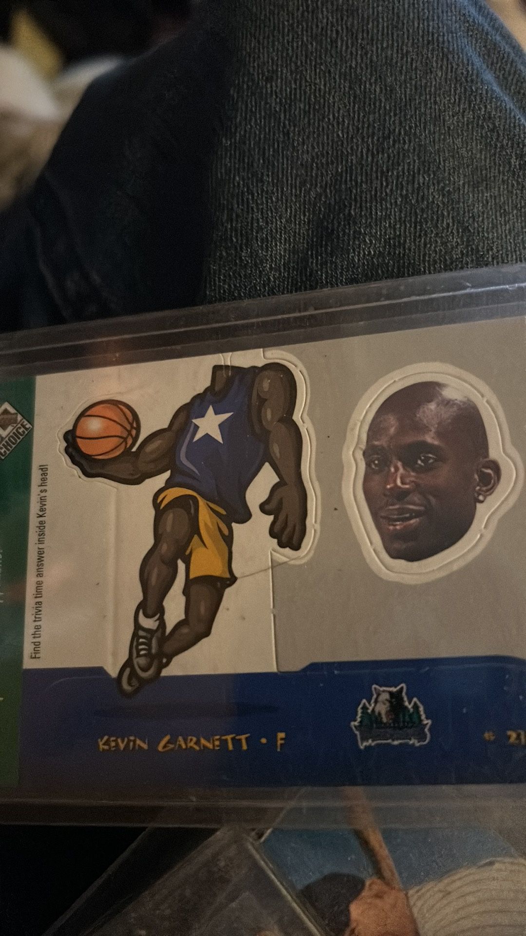 Kevin Garnett Pop up Card Un Used