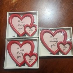 Heart Photo Frame Set Of 3