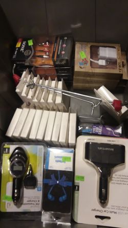 Box of misc. Cables, Earphhones, Chargers, etc!