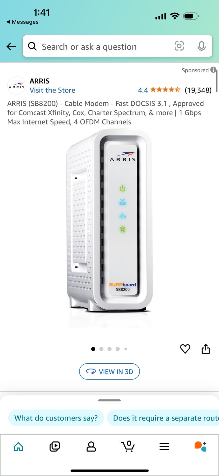 ARRIS (SB8200) - Cable Modem