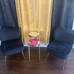 2 Accent Chairs 