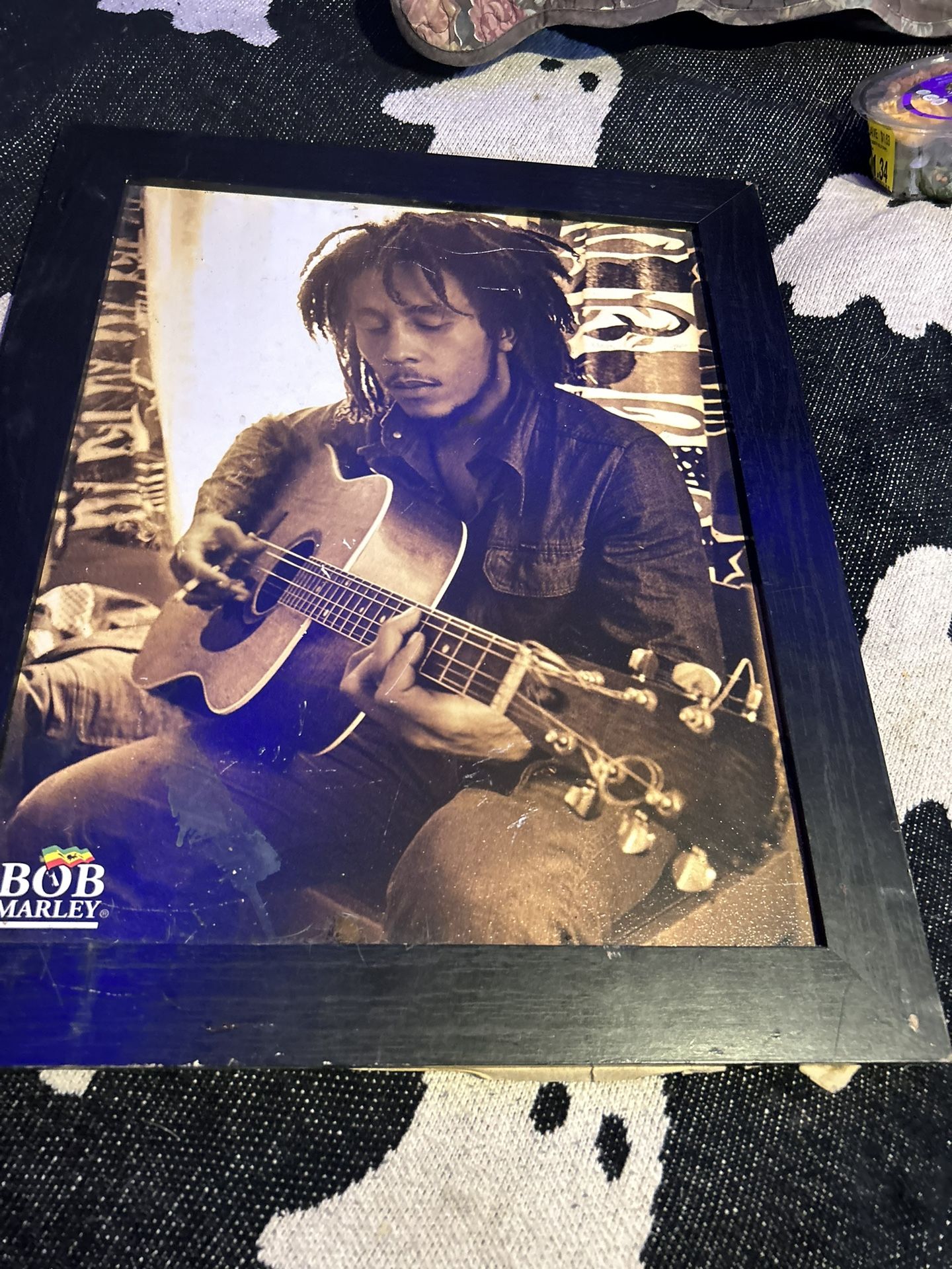 Bob Markey Framed Canvas Type Photo