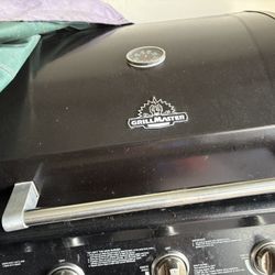 Used Grill With A Side Burner Comes With Cover