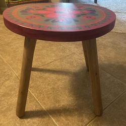 Wooden Stool / Side Table