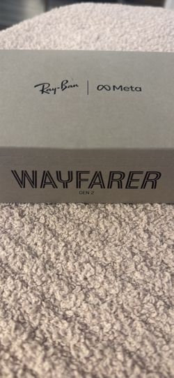 New RayBanMeta Wayfarer Gen 2 Glasses