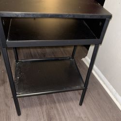 Side Table with Wheels
