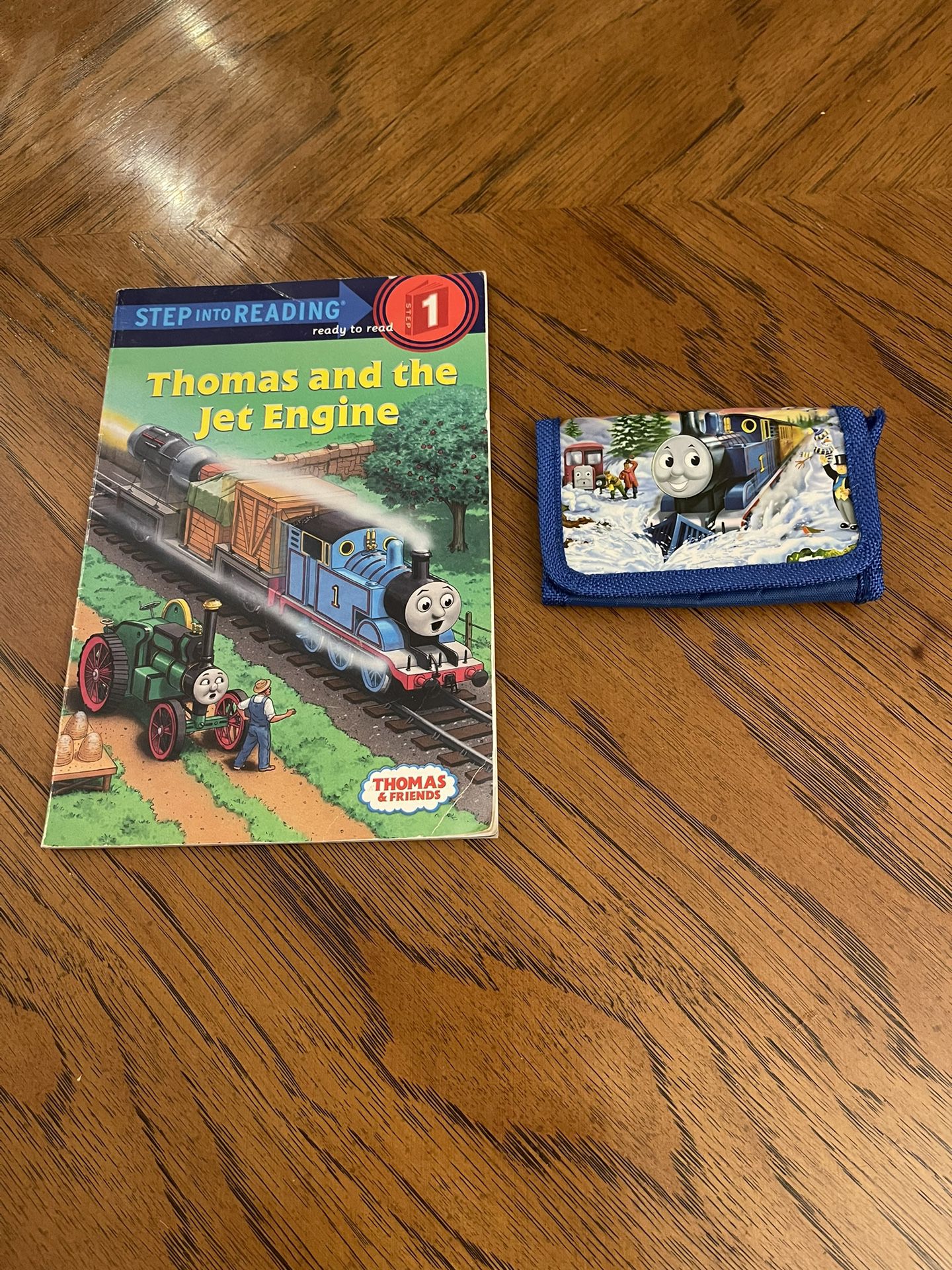 Thomas & Friends Book (Thomas and the Jet Engine) and Wallet