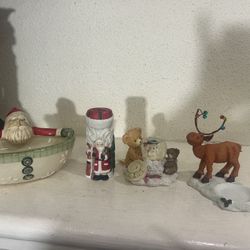 Lot Bundle Christmas Decor Some Vintage