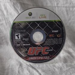 UFC 2009 Undisputed Xbox 360 (THQ, 2009) Game Disc Only