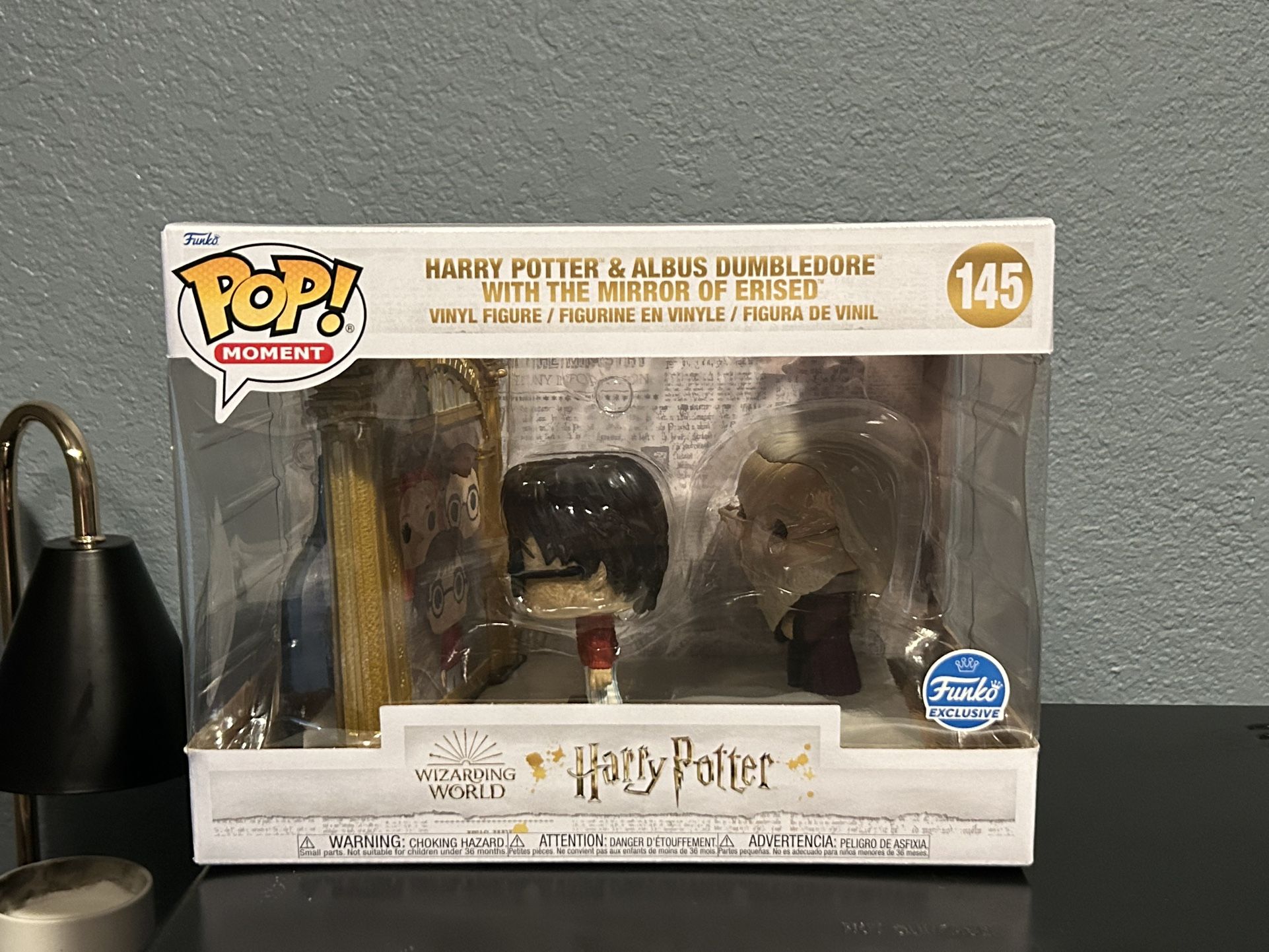 New Funko Pop Moment Harry Potter and Albus Dumbledore Mirror Of Erised