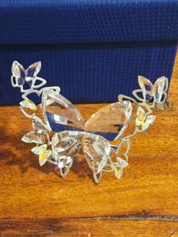 Beautiful Swarovski 2014 Butterfly 🦋 Aurora Boreale Figurine Retired in Box AS-IS PLEASE READ