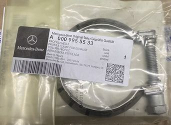 New Genuine Mercedes GLC300 Profile Clamp F  Exhaist 000(contact info removed) / 000-995-55-33