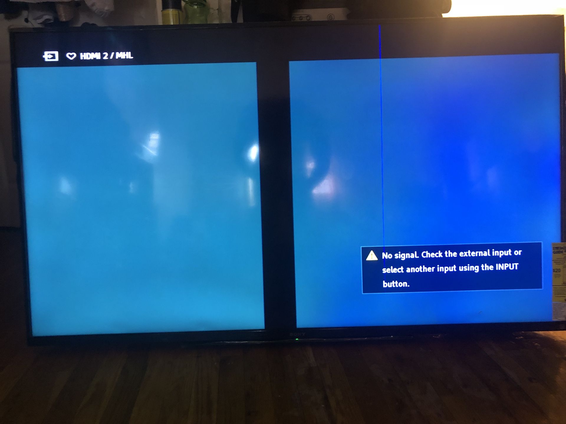 Sony kDL-60r510a 60” inch tv