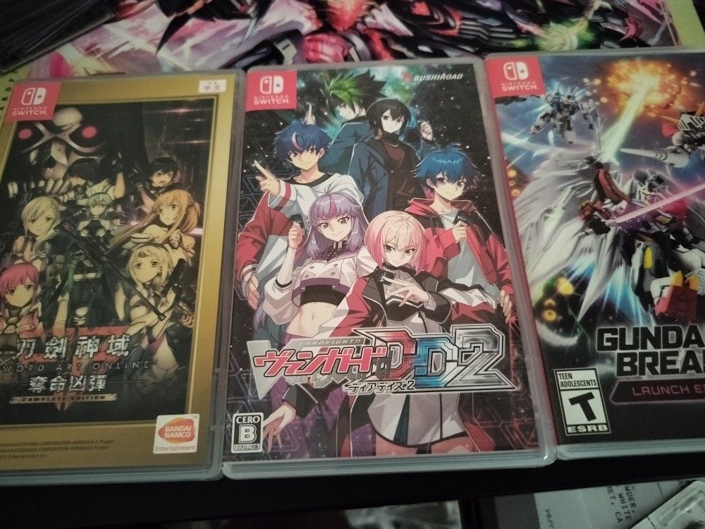 3 Nintendo Switch Games