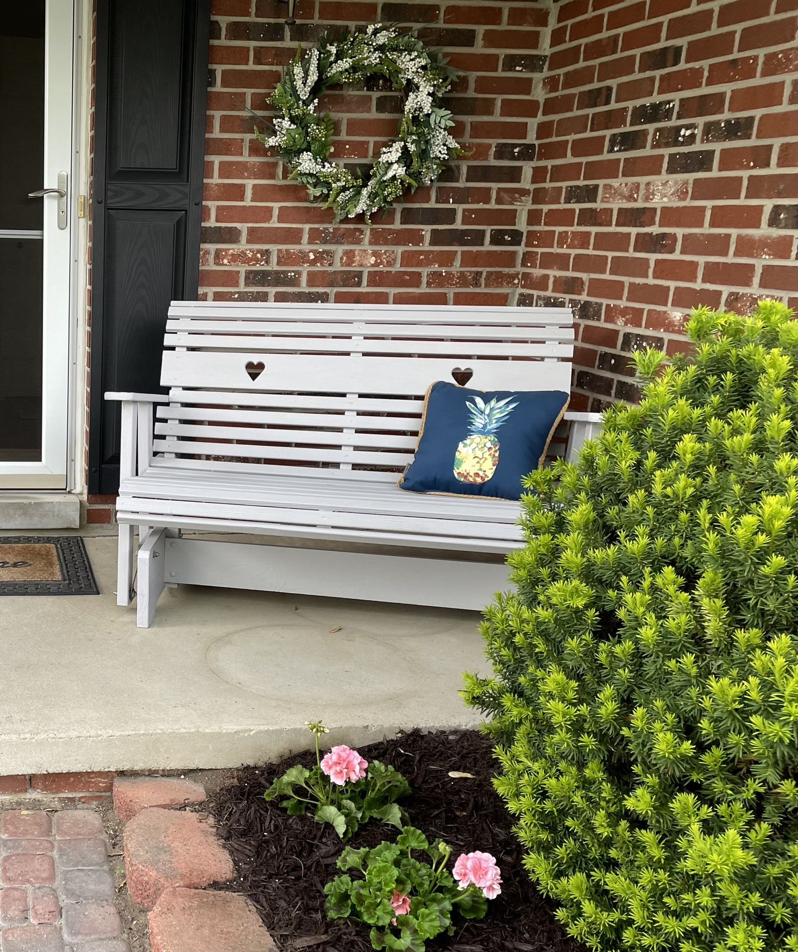 Front Porch Swinging Bench