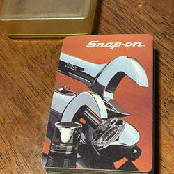 Vintage Snap On Playing Cards