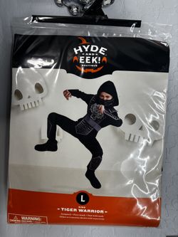 Tiger Warrior Kids Costume Size Large
