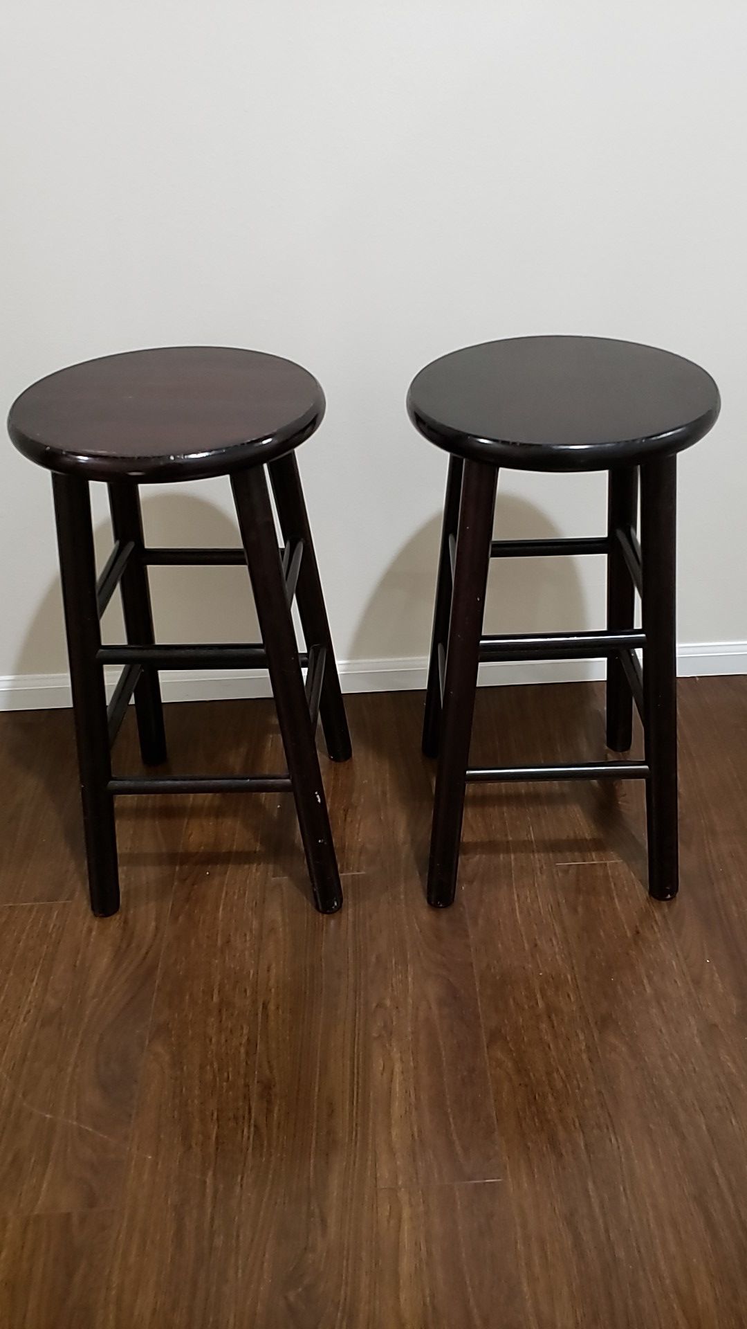 Two stools 25 in tall