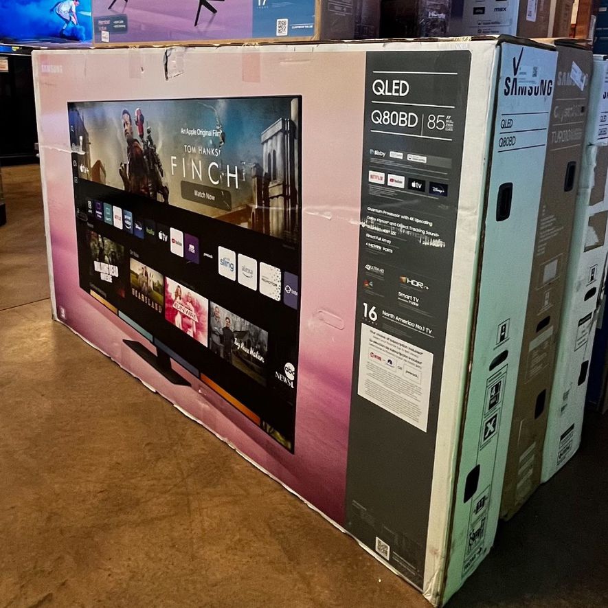 85” Samsung QLED Q80B 4K HDR Smart Tv