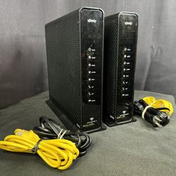 Set Of 2  Xfinity Arris TG1682G Dual Band Wireless 802.11ac Cable Modem Router