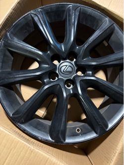 OEM Lexus 19-inch Rims 19x8J Used Black Set Of 4