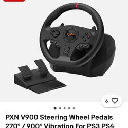 PXN V900 Video Game Driving Wheel And Pedals Uh try 