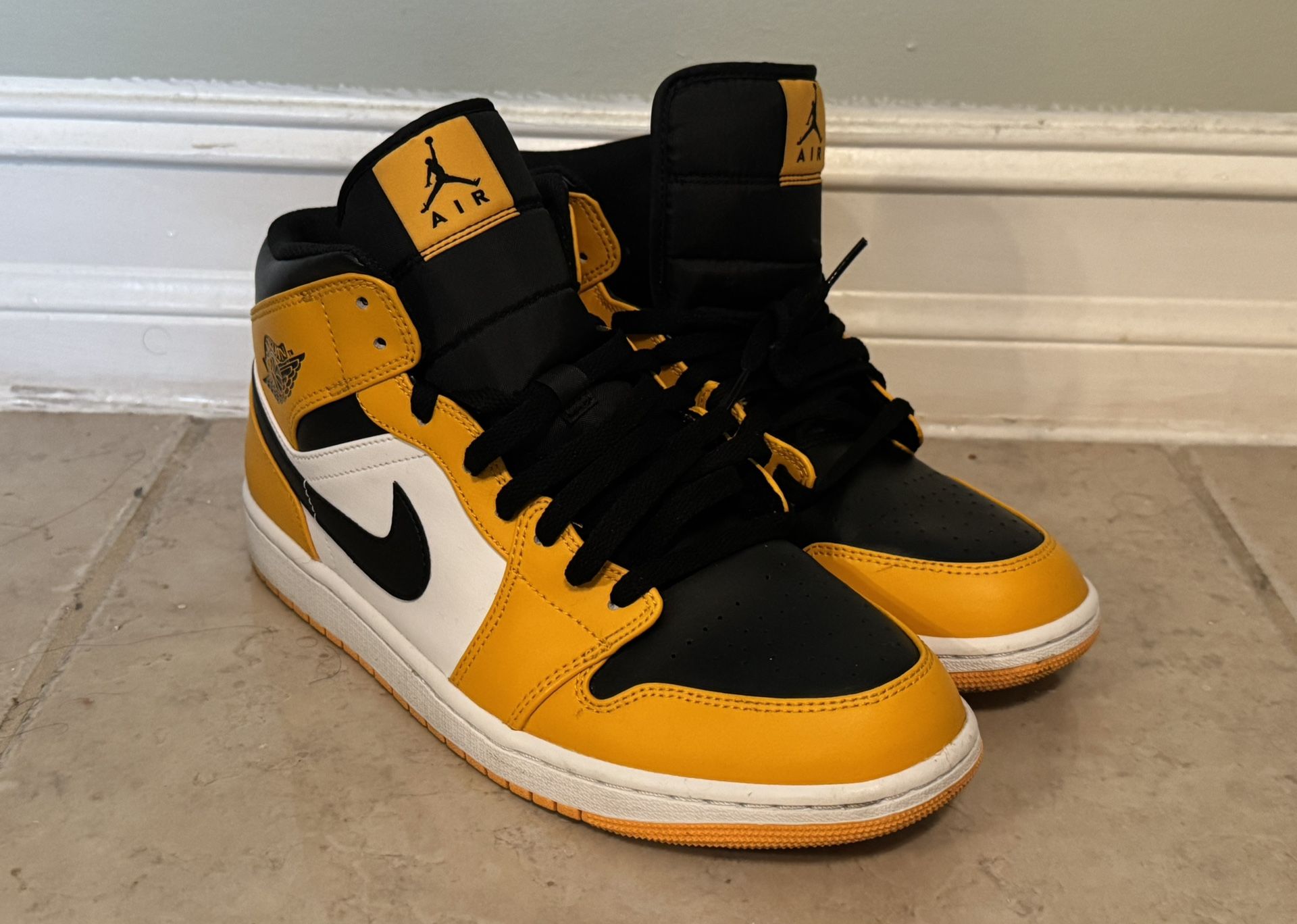 Nike Air Jordan 1 Mid Taxi Black Size 11 - www.benaras.co