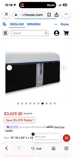 Tempur-Pedic LuxeAdapt Soft Mattress