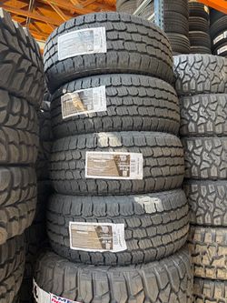 265/50/20 Pegasus AT 4 new tires installed and balanced