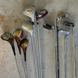 Vintage Golf Club Lot - Wilson 4300, Tour Edge, Mitsushiba, Stag, Affinity, One Shot