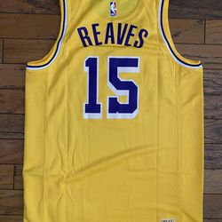 White and yellow Lakers Austin Reaves Not Luka Jersey Also Have Kobe