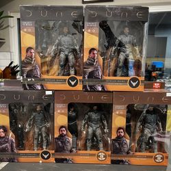 DUNE - McFarlane Toys 7-inch Action Figure with Build-A Glossu ‘Beast’ Rabban Figure Parts, Multicolor