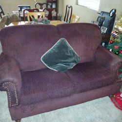 Burgandi Set Of Sofas