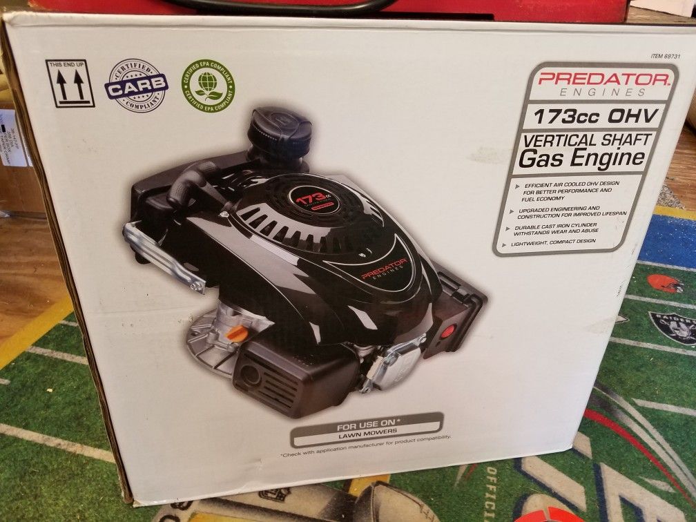 Brand new lawn mower engine. Never used.