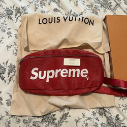 supreme and louis vuitton bag