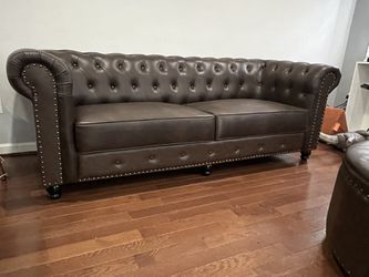 Brand NEW Chesterfield Four Piece Living Room Set Thumbnail